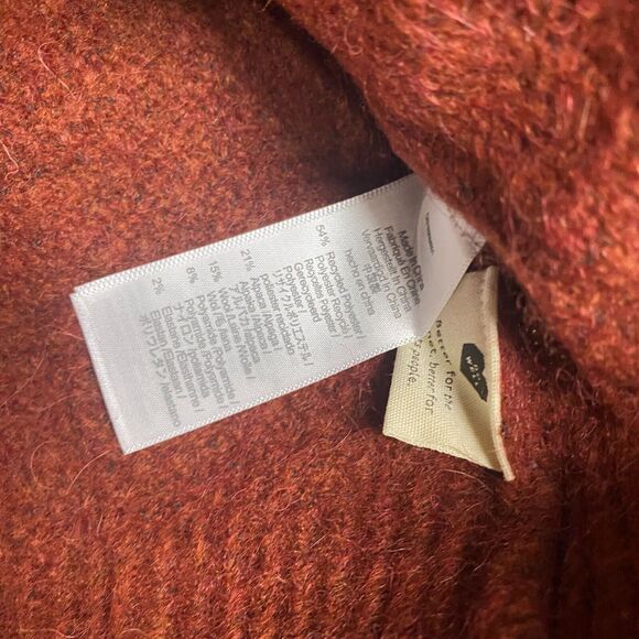 Madewell Sweater Womens 3X Brown Wool Alpaca Havener Pullover Sweater NI619 - Picture 6 of 8